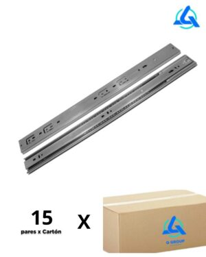 Riel Full Extension Soft Close GQ 45mm x 50cm (par)