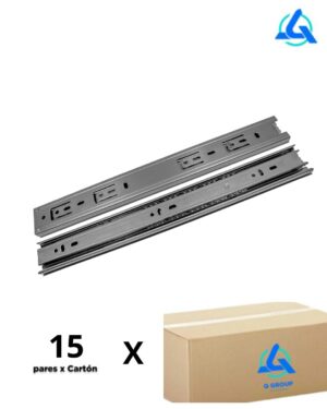 Riel Full Extension Soft Close GQ 45mm x 35cm (par)