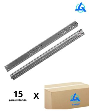 Riel Full Extension Push to Open GQ 45mm x 50cm (par)