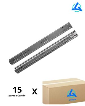 Riel Full Extension Push to Open GQ 45mm x 45cm (par)