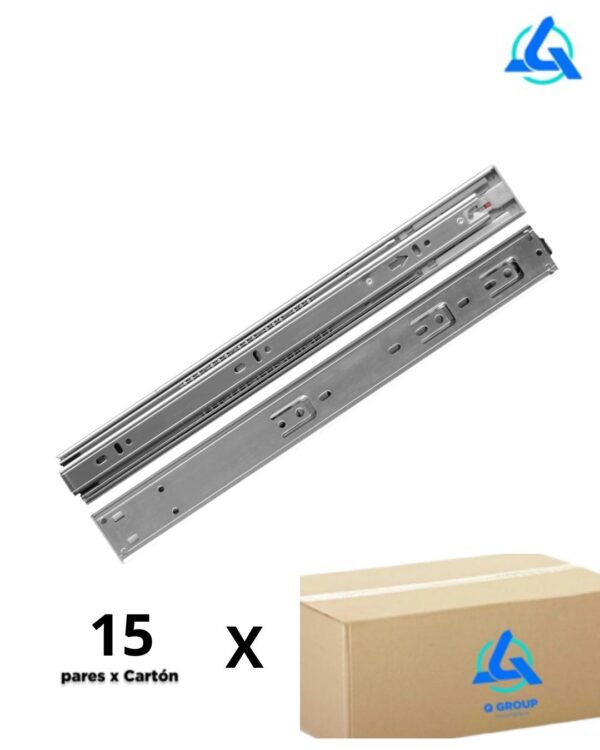 Riel Full Extension Push to Open 45mm x 40cm (Par)